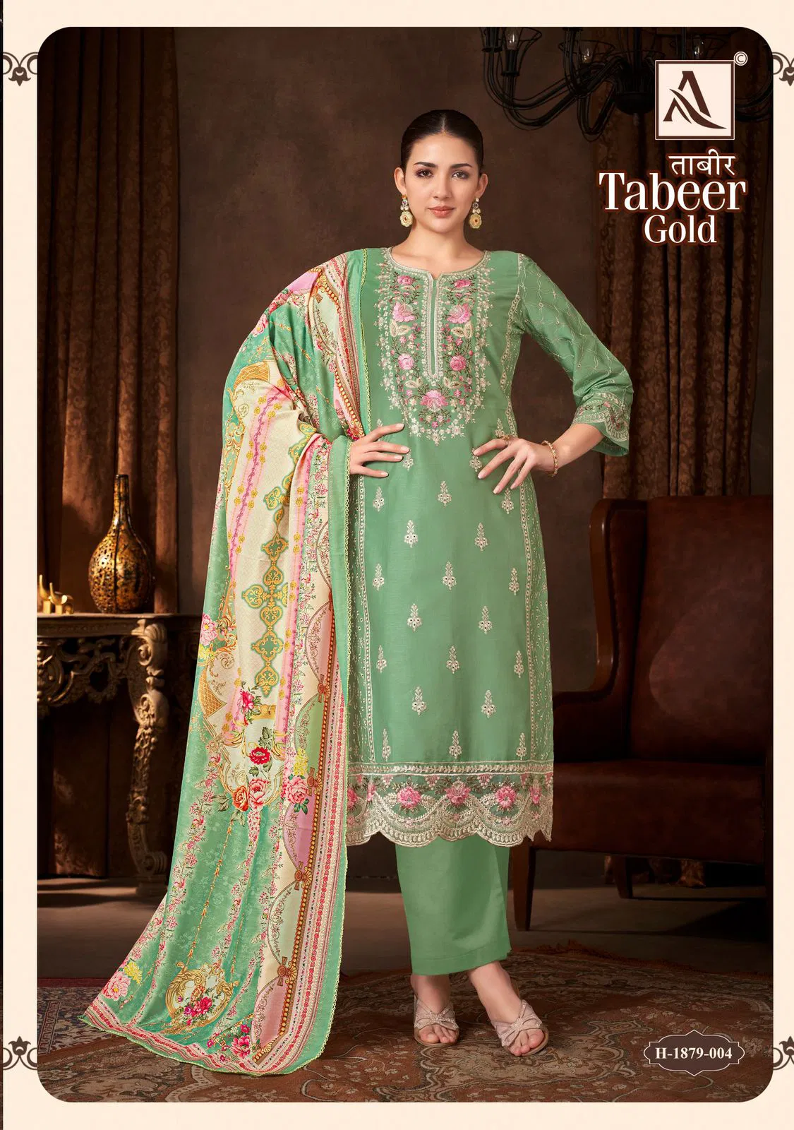 Tabeer Gold By Alok Suit Jam Cotton Dress Material Exporters In India